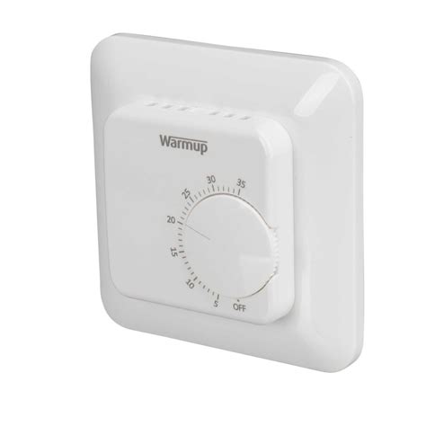 Warmup A Manual Thermostat White Mstat Cef