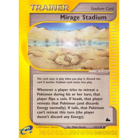 Mirage Stadium 132/144 Pokemon TCG E-Card Skyridge | Ninja Tako