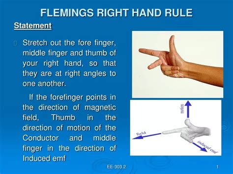 PPT - FLEMINGS RIGHT HAND RULE PowerPoint Presentation, free download ...