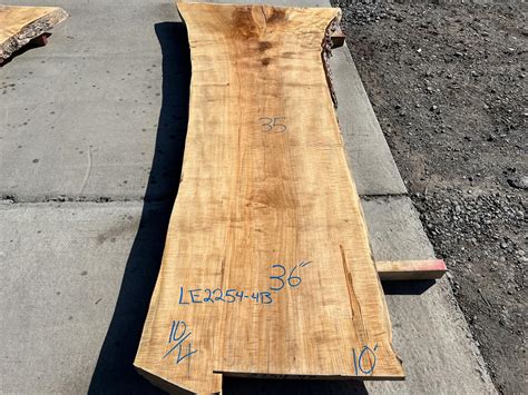 Live Edge Maple Slab Le B Irion Lumber Company