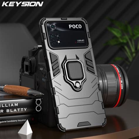 Keysion Shockproof Armor Case For Poco X Pro G Soft Silicone Pc