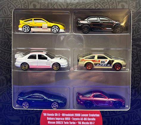 Hot Wheels Pack JDM Cars Fast Furious Pack Cars Pack Cars Alfa Romeo Hobbies Toys