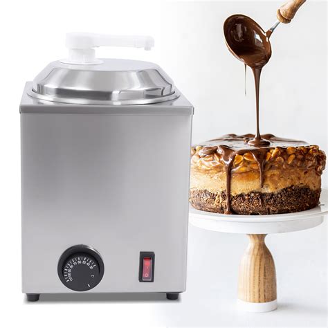 Yinxier Hot Fudge Warmer With Pump Qt Hot Fudge Dispenser Wayfair