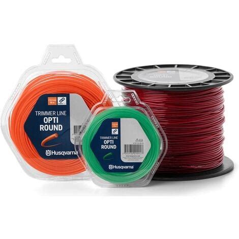 Husqvarna Trimmerfaden Opti Round Standard Rund Nylon Mm M Rot