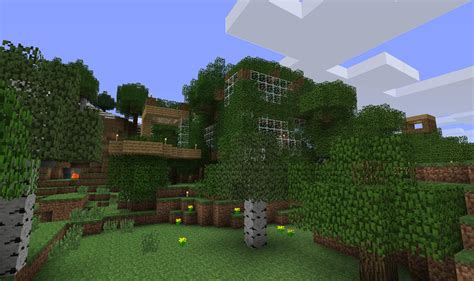 minecraft tree house by snikzzz on DeviantArt