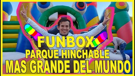 FUNBOX Parque Hinchable MAS GRANDE DEL MUNDO está en ESPAÑA el mejor