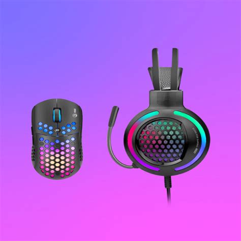 Combo Gamer Aud Fonos Mouse Marvo Mh Highground Productos