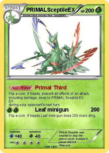 Pokémon Primalsceptileex 1 1 Primal Third My Pokemon Card