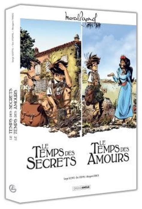 M Pagnol en BD Le temps des secrets Le temps des amours écrin