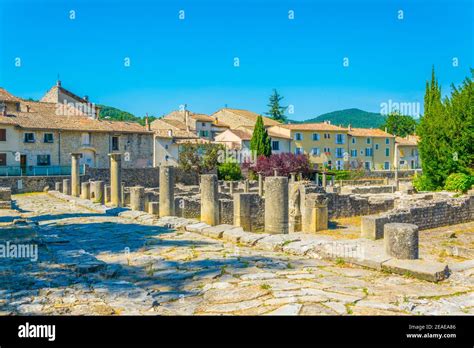 Gallo Roman Ruins In Vaison La Romaine In France Stock Photo Alamy