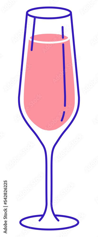 Isolated Rose Wine Glass On Transparent Background Png Red Alcohol