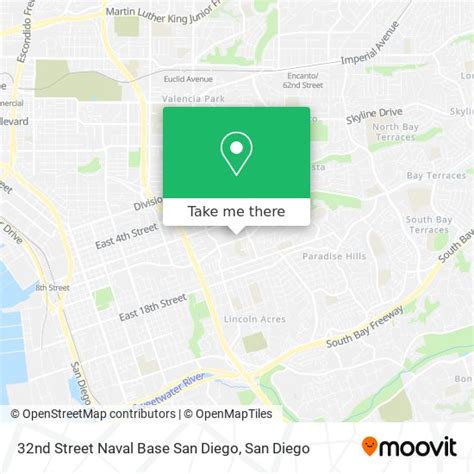 How to get to 32nd Street Naval Base San Diego in National City by bus ...