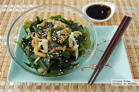 Receta De Ensalada De Alga Wakame Con S Samo