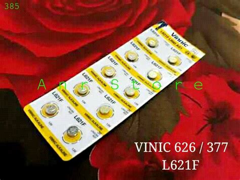 Jual Baterai Vinic Tipe L F Per Papan Baterai Jam Tangan Di