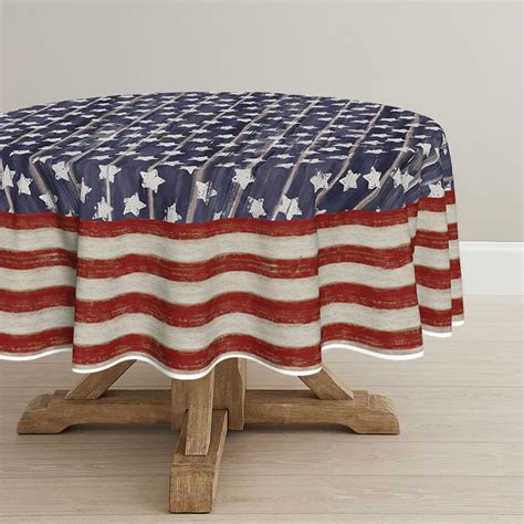 Amazon Horaldaily Th Of July Tablecloth X Inch Round