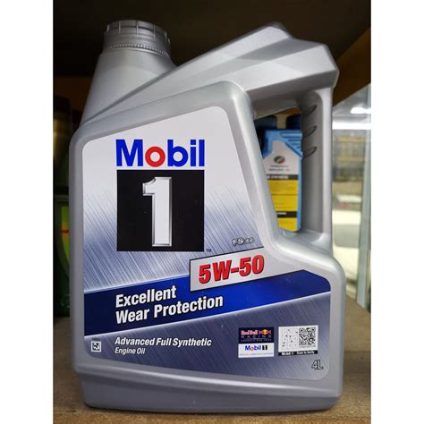 Mobil 1 5w 50 Fully Synthetic Motor Engine Oil 4l Shopee Malaysia