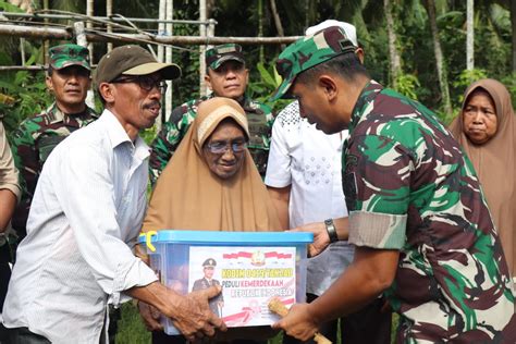 Sambut Hut Ri Ke Kodim Tanjab Gelar Baksos Peduli Kemerdekaan