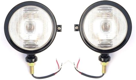 Par De Faros Delanteros De 12 V RH LH Color Negro Para Tractor IMT