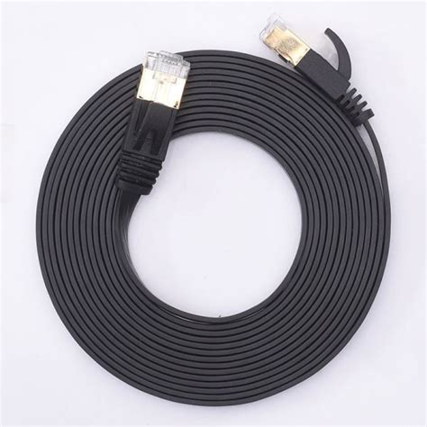 【未使用】lanケーブル 20m Cat6 ランケーブル 黒 Stp カテゴリ6 Rj45 金属コネクタ 爪折れ防止 シールド 高速