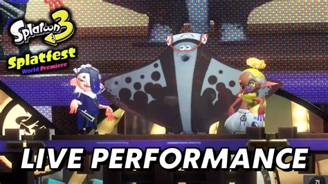 Splatoon 3 Deep Cut Full Splatfest Performance On Stage Youtube