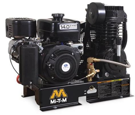 Mi T M Base Mount Two Stage Gasoline Air Compressors 29 0 Cfm 175