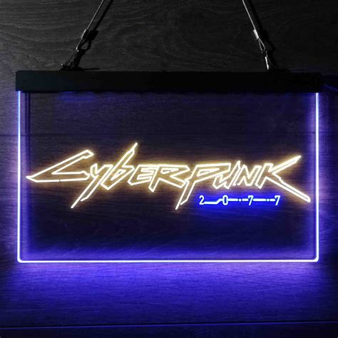 Cyberpunk 2077 Game Room Neon Light Led Sign Birthday Gamer T For