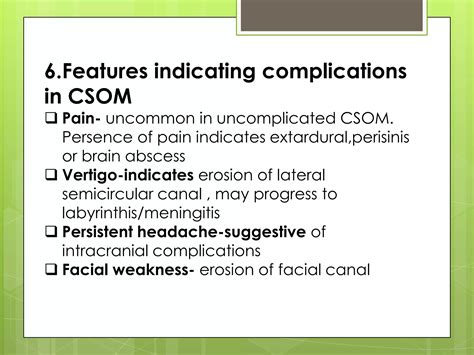 Chronic Suppurative Otitis Media Ppt