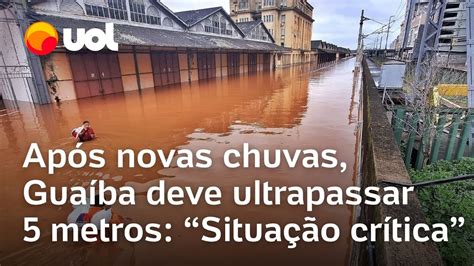 Rio Grande Do Sul Gua Ba Pode Voltar A Ultrapassar Os Metros Ap S