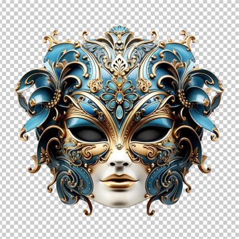 Máscara mardi gras 3d renderizado png psd PSD Premium