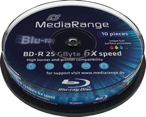 MediaRange BD R 25 GB 6x 10 Sztuk MR500 Morele Net