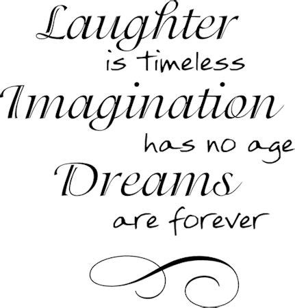 Laughter Is Timeless Beautiful Wall Decals