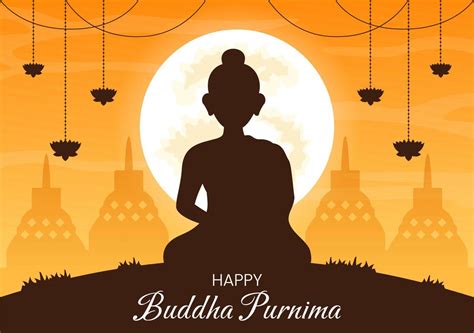 Happy Buddha Purnima Vector Art Icons And Graphics For Free Download