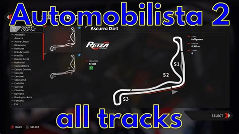 Automobilista 2 AMS2 All Tracks July 2023 Track List YouTube