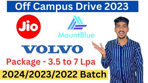 Jio Off Campus Drive 2023 Graduate Engineer Trainee Freshers Hiring Mountblue Recruitment