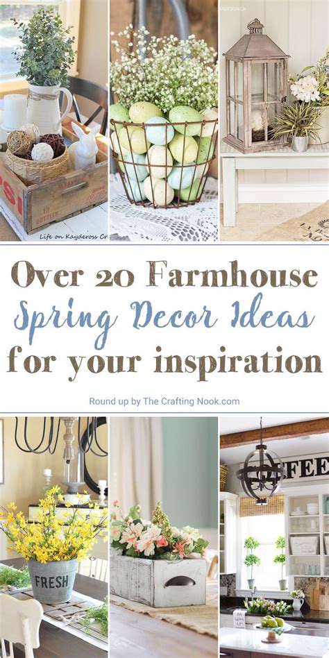 Farmhouse Spring Decor Ideas Country Farmhouse Decor Spring Home