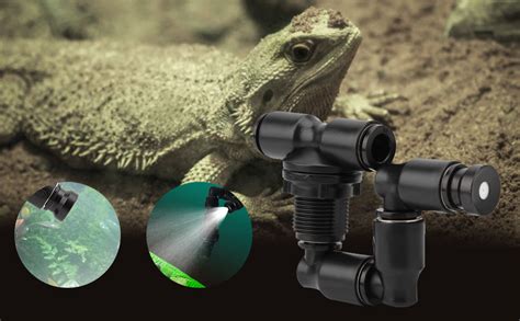 Amazon Reptiles Fogger Mist Sprinkler Adjustable Double Head