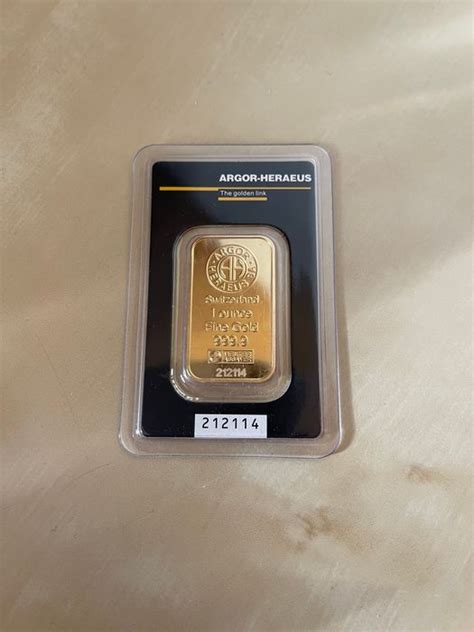 Troy Ounce Gold Argor Heraeus Sealed Catawiki