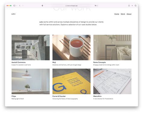 Building a Design Portfolio with Enhance — Begin Blog