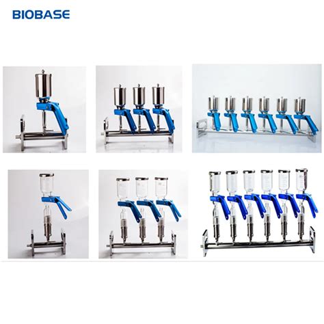 Biobase High Quality Stainless Steel Vacuum Filtration 3 Way Manifolds