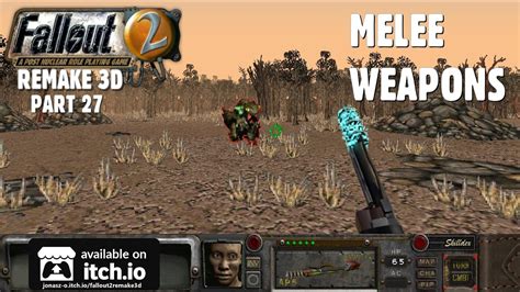 Fallout 2 Remake 3d Fps Game Dev Vlog Part 27 Melee Weapons By