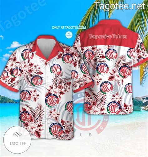 Deportivo Toluca Beach Hawaiian Shirt Shorts Bishop Tagotee