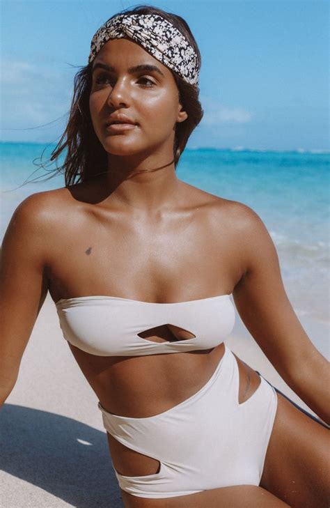 MANDALA Nude Cut Out Bandeau Top Pacific City