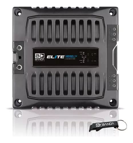 Modulo Amplificador Banda Elite 1200 4 Novo 2 Ohms 1200w Rms Frete grátis