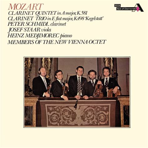 Mozart Clarinet Quintet K 581 Clarinet Trio K 498 Kegelstatt