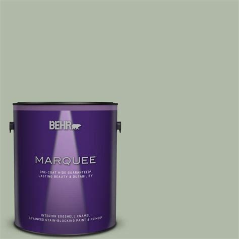 Behr Marquee Gal N Jojoba One Coat Hide Eggshell Enamel