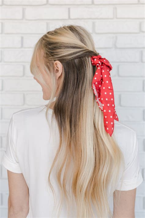 5 Ways to Wear The Scrunchie Trend - A Beautiful Mess Easy Hairstyles Quick, Great Hairstyles ...