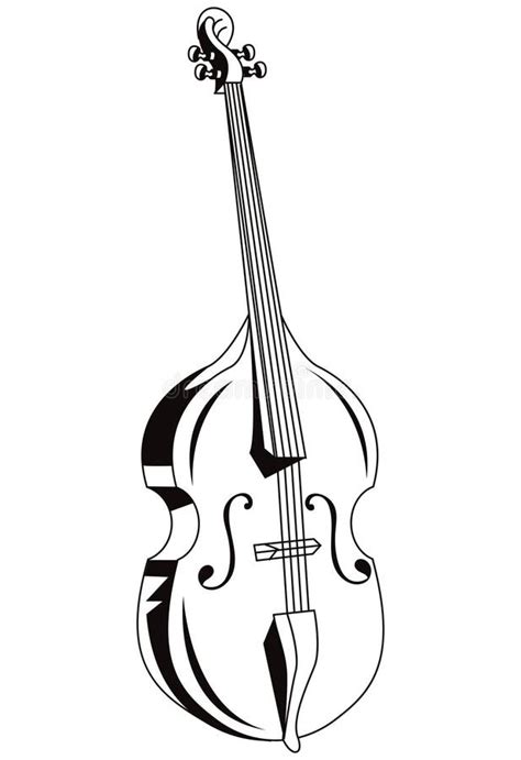 Musical De Instrumento De Cello Ilustración Del Vector Ilustración De