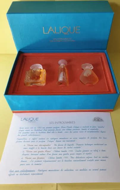 Parfums Lalique France Coffret Les Introuvables Parfum Dorigine Neuf 1