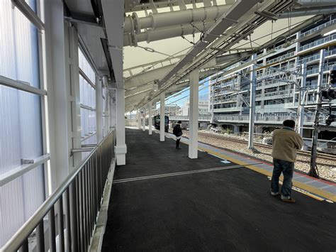 2nd Train 【jr東】武蔵小杉駅の横須賀線下りホームが供用開始の写真 Topicphotoid66957