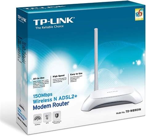 Tp Link Td W N Mbps Wireless N Adsl Modem Router Buy Best Price